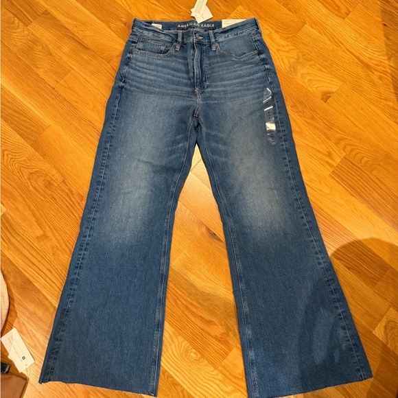 American Eagle Outfitters Denim - American Eagle Outfitters Blue Straight Leg Jeans